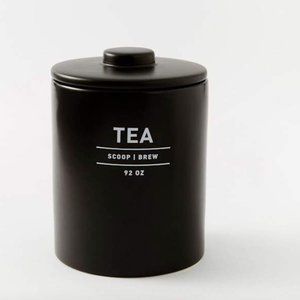 West Elm Utility Stoneware Tea Canisters